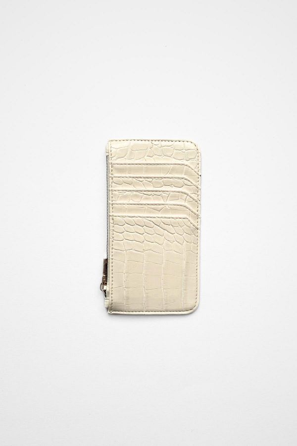 Yuka Atelier-Nomu Card Holder Detailed Faux Leather Wallet 1
