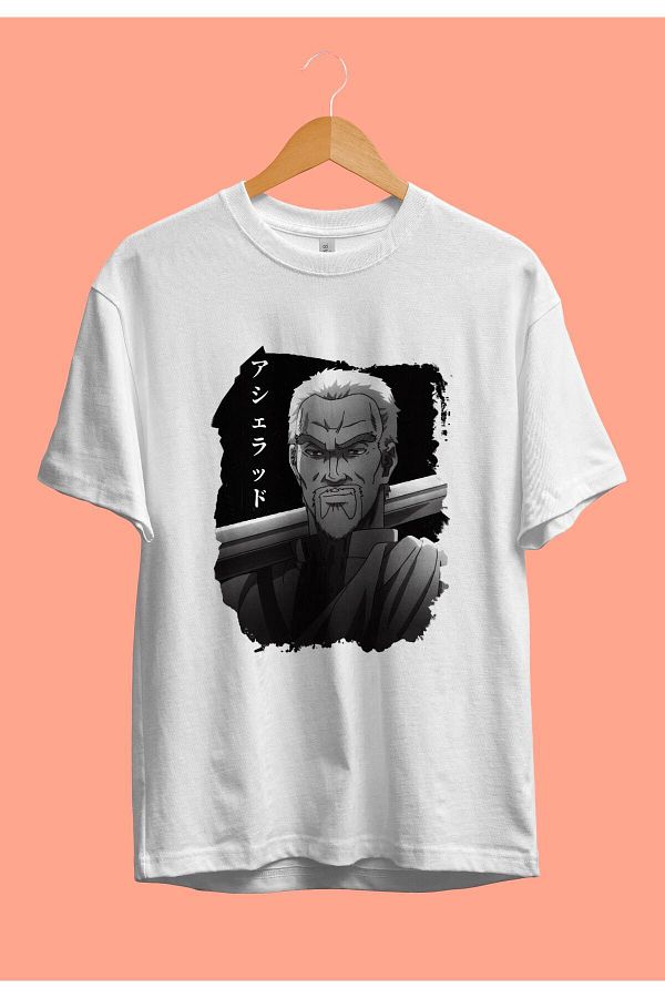 FULL TOLERANCE-Oversize Vinland Saga King Arthur Special Design Anime T-Shirt 1