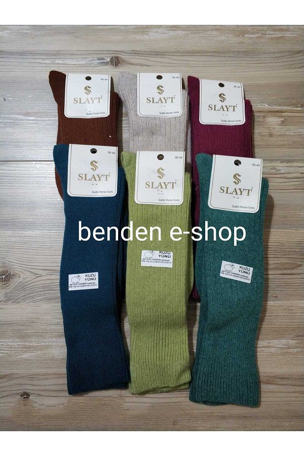Slayt-Slide from Me Lamberwool yun dibetik corap 2 pcs 1