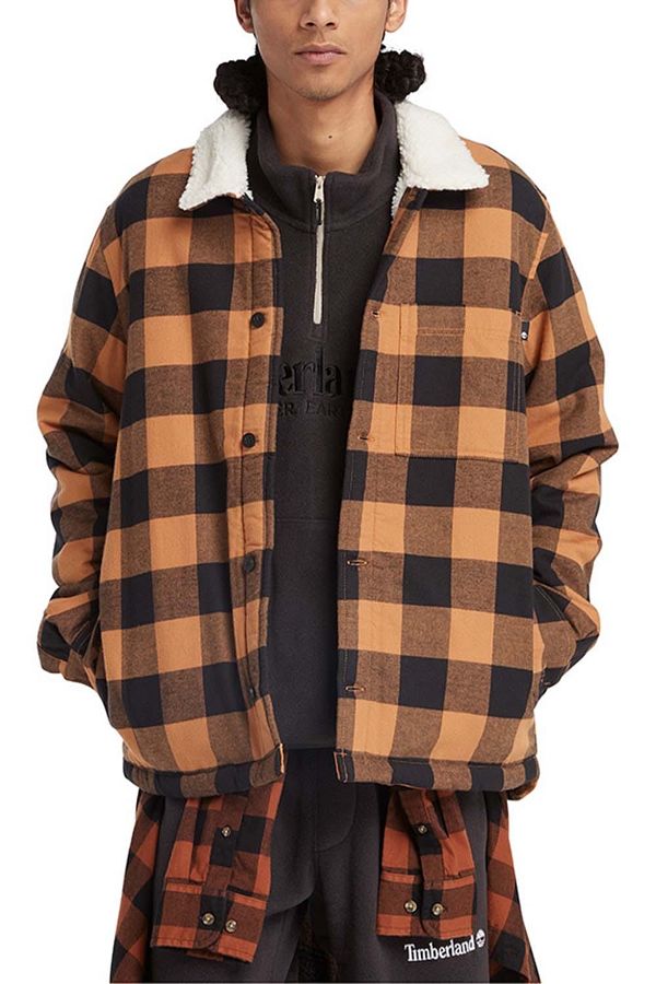 Timberland plaid jacket outlet