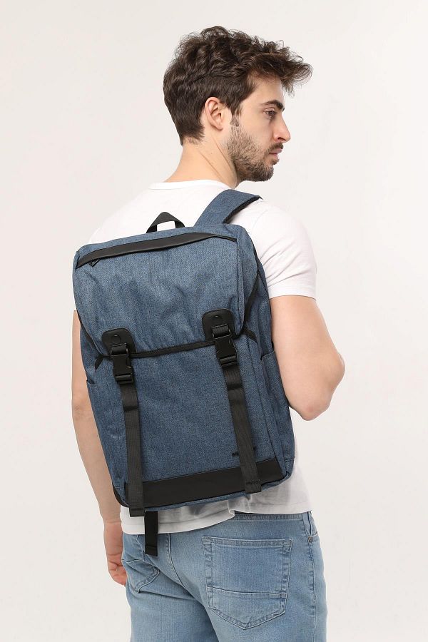 David Jones Men s Backpack Navy Blue Trendyol