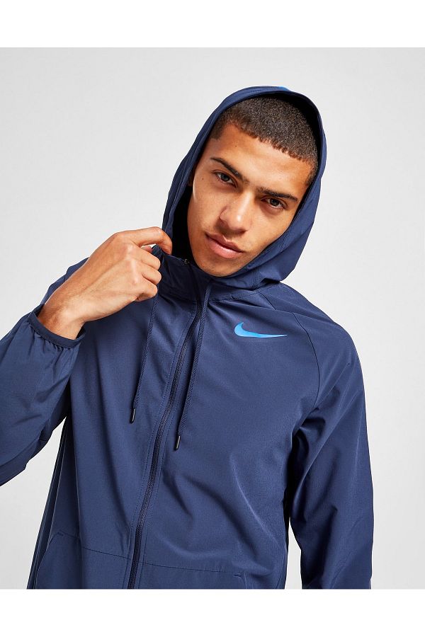 Nike Pro Dri FIT Flex Vent Max Men s Full Zip Hooded Running Jacket DM5946 451 Trendyol