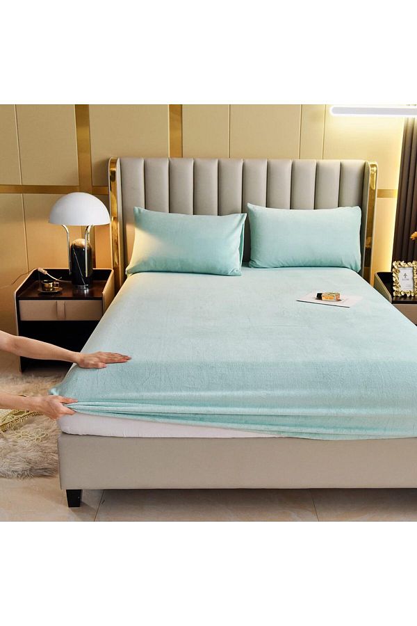 Good Morning-Ranforce Fabric Elastic Sheet Set and Pillow Case Double - Single 160x200 1
