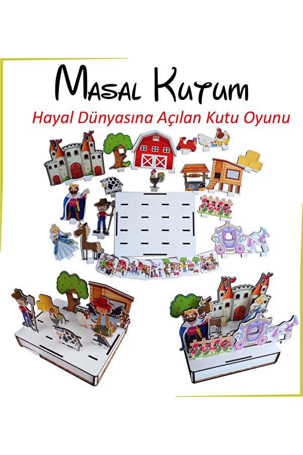 Ankebut Montessori Masal Kutum Oyunu