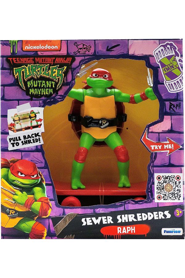 Tower Toys TU814001 TMNT Ninja Turtles Skateboard Figure 71055 Raphael Trendyol