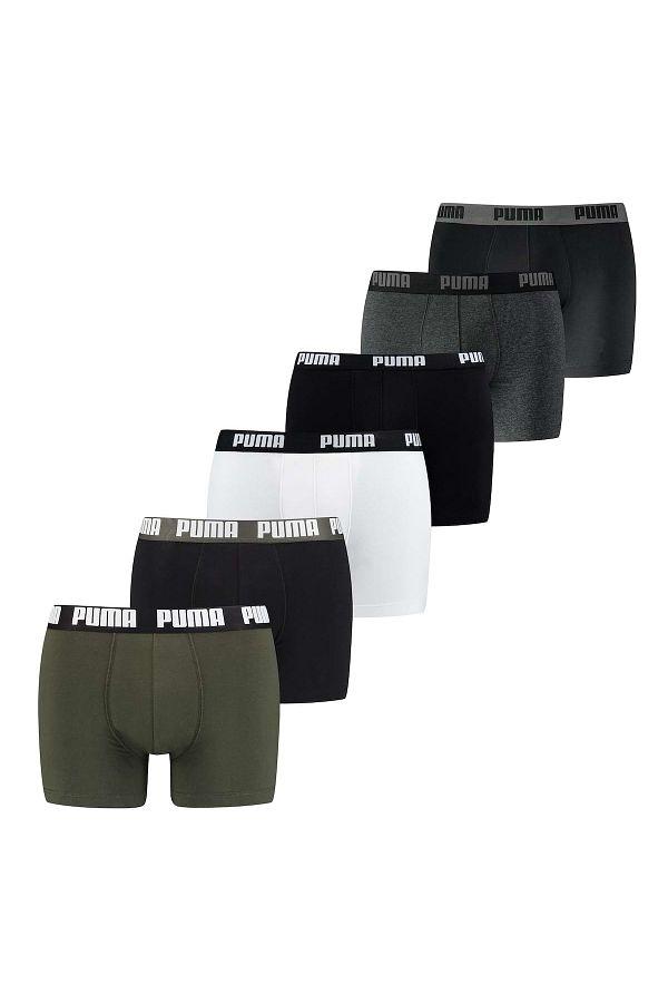 Puma Herren Boxershorts 6er Pack Basic Boxer Baumwollstretch Everyday Trendyol