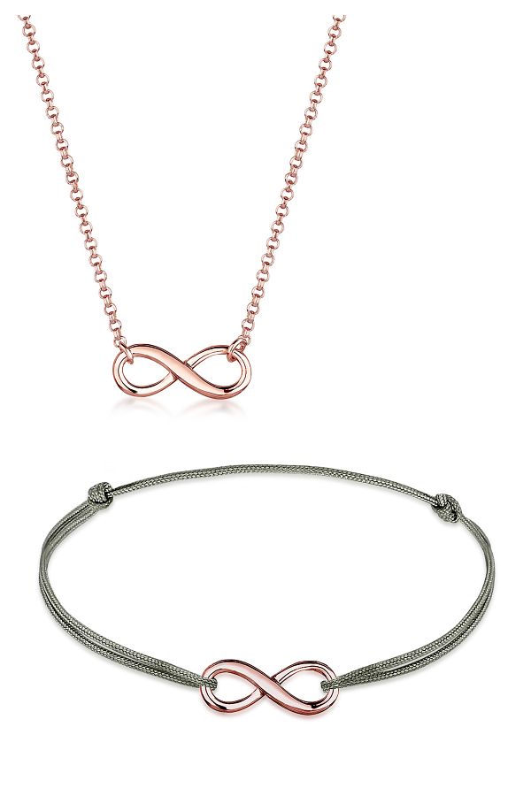 ELLI-Schmuckset Infinity Unendlich Verbunden 925 Ayar Gümüş 1