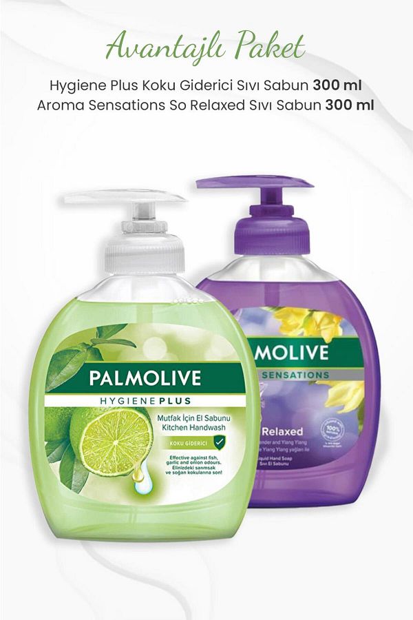 Palmolive-Deodorizing Liquid Soap and So Relaxed Liquid Soap 300 ml 1