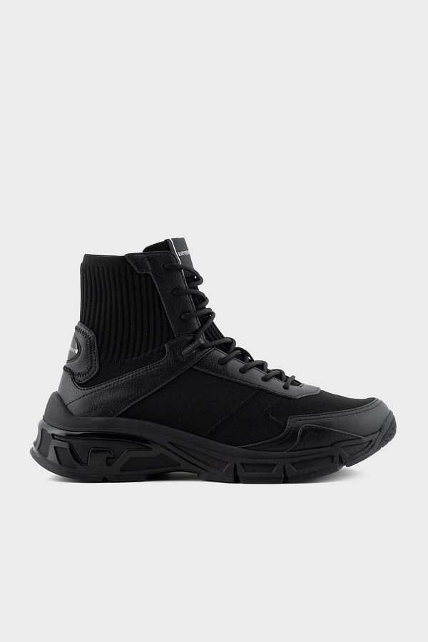 Emporio armani high top sneakers cheap