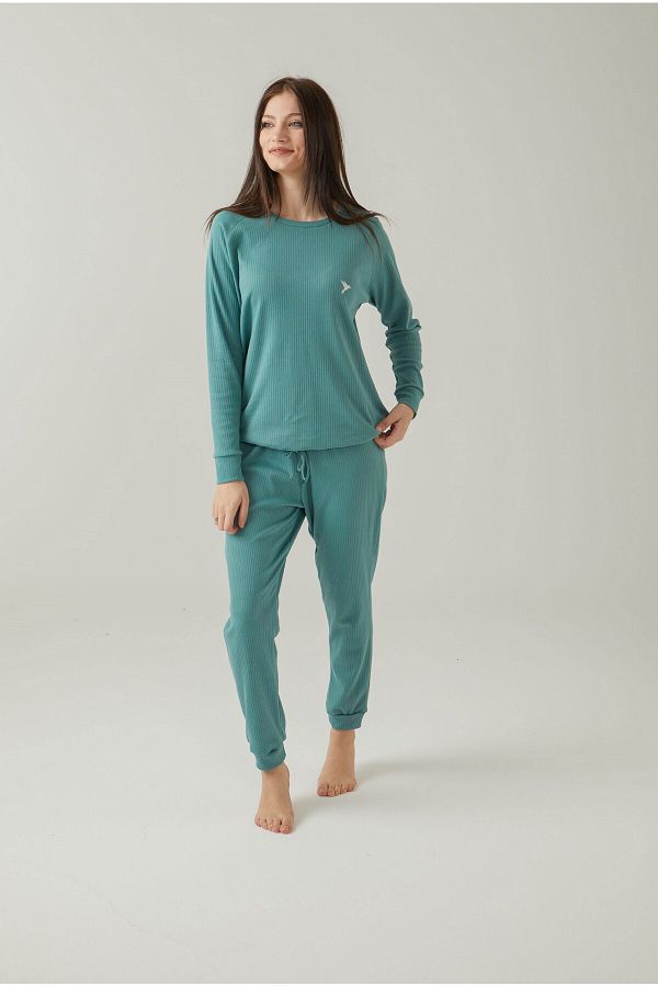 Fitted pajama set best sale