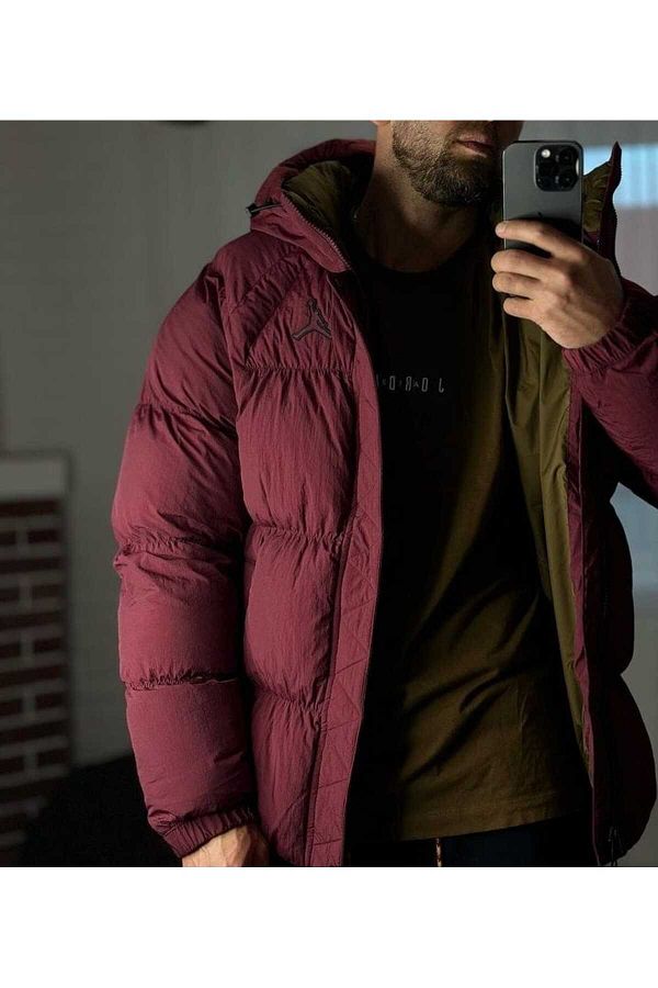 Maroon jordan online jacket