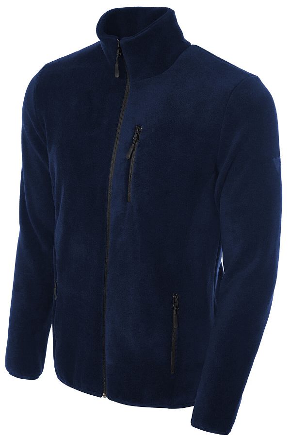 Vio Belle-Men's Full Zipper Windproof 5 Pocket Fleece Jacket 1