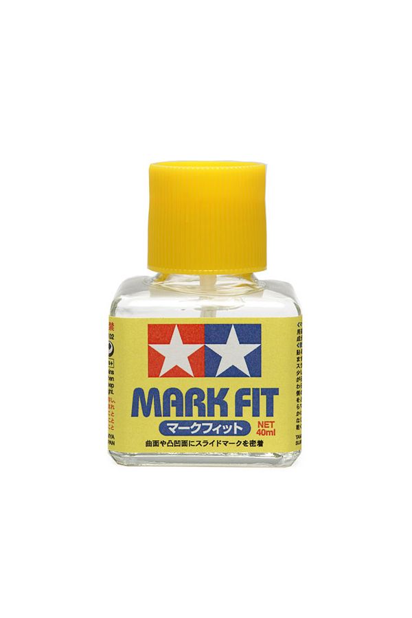 TAMIYA-Mark Fit, Decal Adhesive (40 Ml. ), Plastic Model Workshop Assistant 1