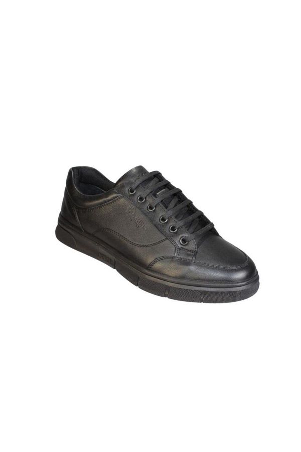 Dockers DOCKERS Men s Black Leather Laced Genuine Leather Thermo Sole Casual Shoes Trendyol