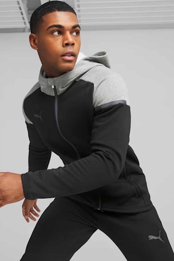 Puma fleece tracksuit mens sales