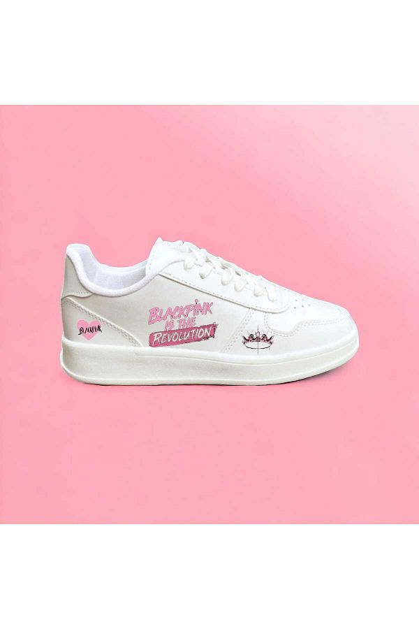 amazoondesing blackpink lisa jennie jisoo rose printed sneaker sports shoes Trendyol