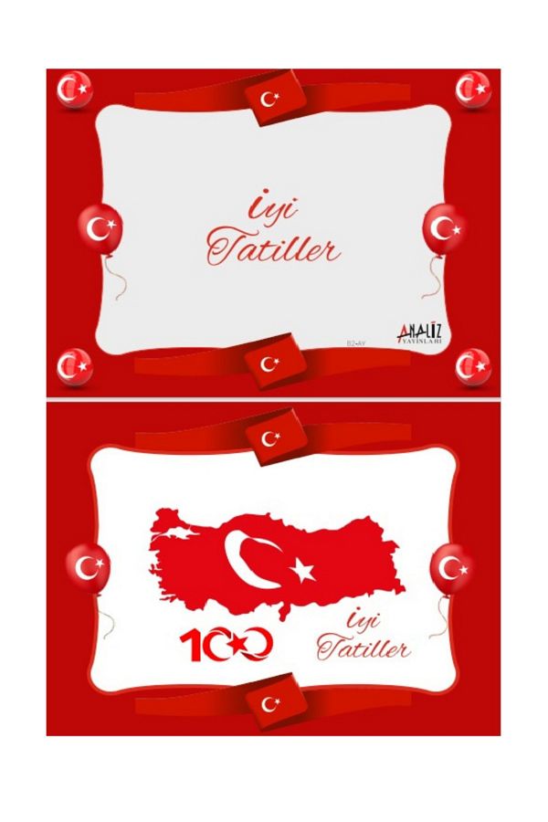 Analiz Yayınları-20-Piece CARD CASE 100th YEAR 1