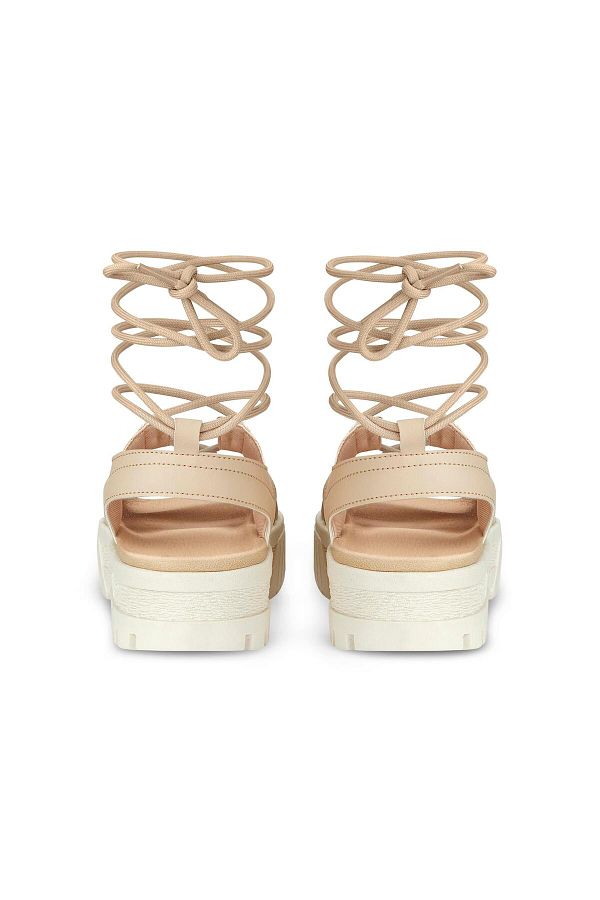 Puma tie up sandals top