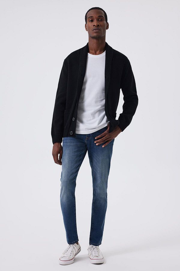 Lee Cooper Cardigan Black Regular fit Trendyol