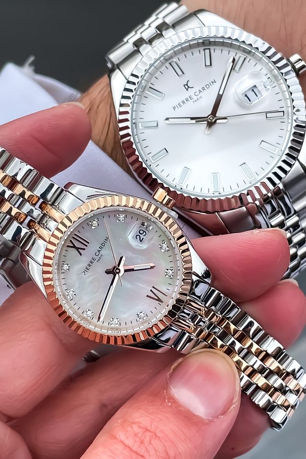 Pierre cardin watches rose gold discount