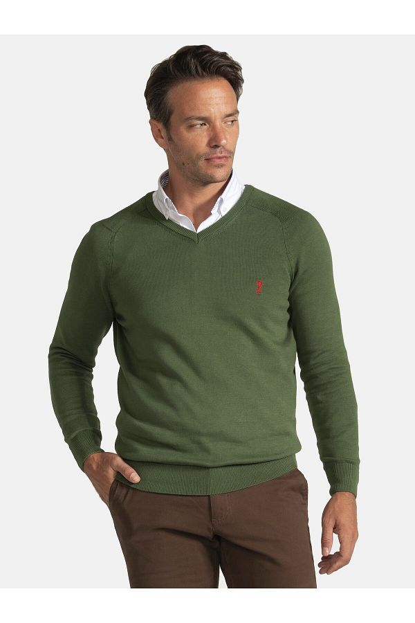 Sir Raymond Tailor Sweater Green Regular fit Trendyol