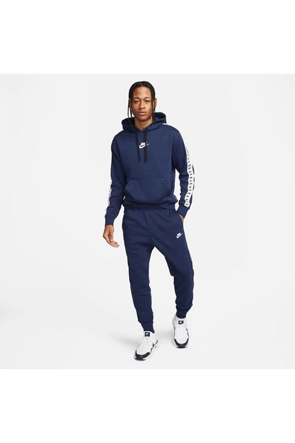 Nike Sportswear Club Fleece Men s Blue Tracksuit Set Men s Fleece Tracksuit Set Trendyol