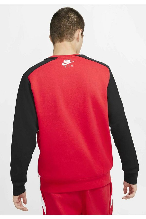 Nike AIR LONG RED MEN S SWEAT Fleece Pullover Sweatshirt Trendyol