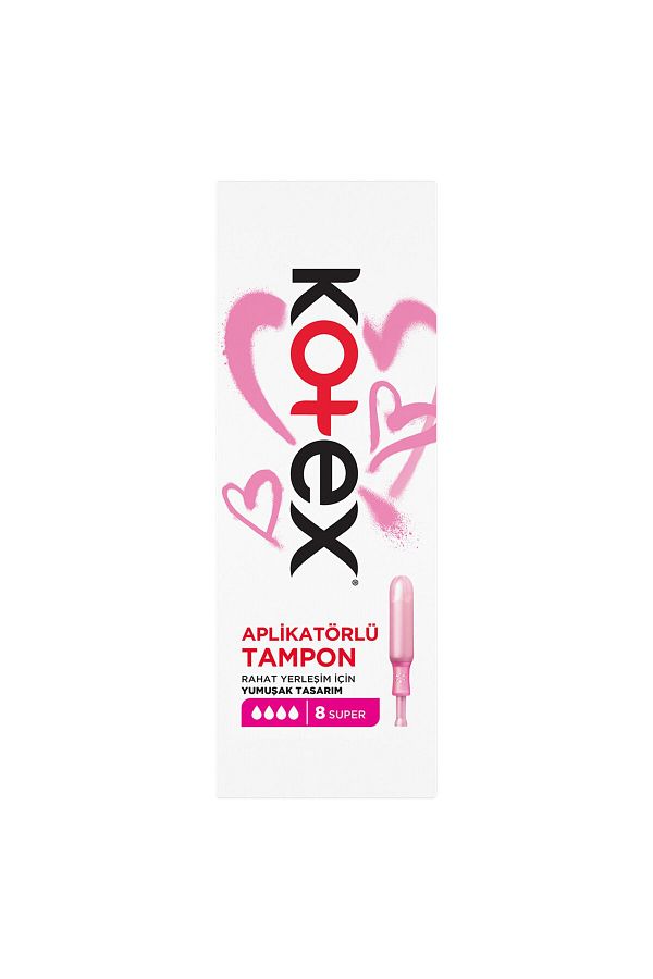 Kotex-Tampon with Applicator Super 8 Pieces 1