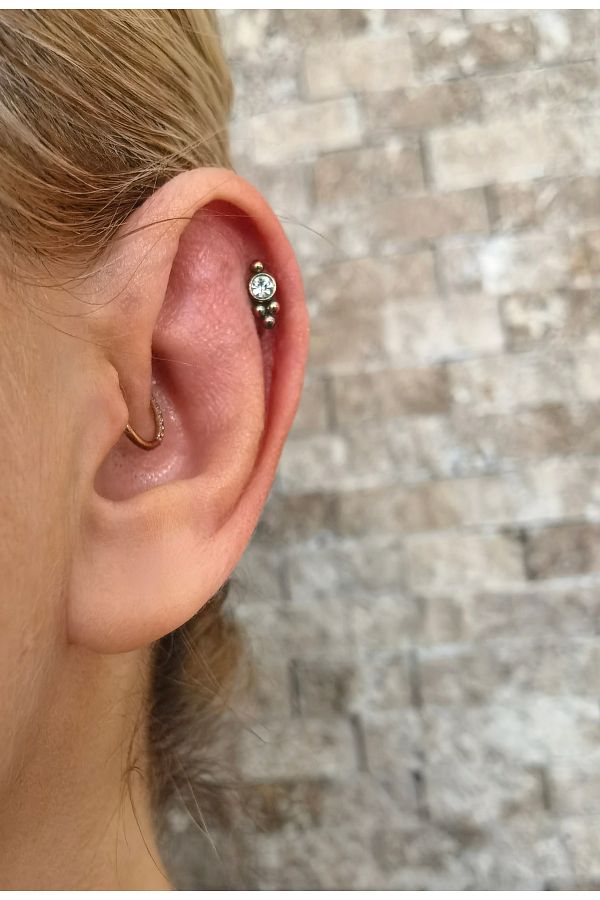 Cartilage piercing rod discount