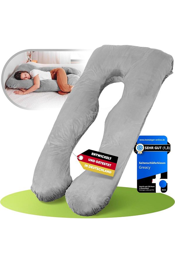 Greacy-Pillow for side layers with sheath, XXL, pregnancy pillow for sleep 1