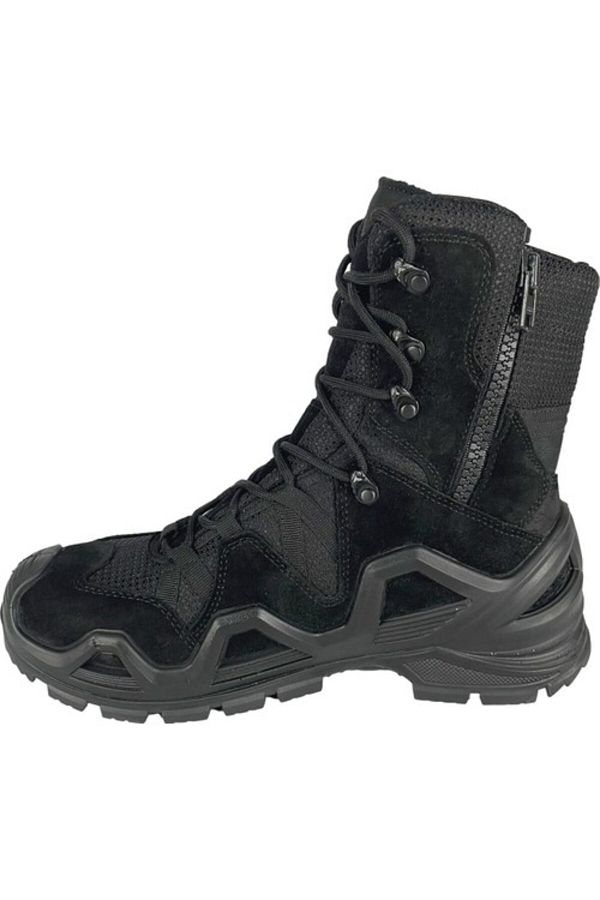 Vogel-Cizme negre din piele de căprioară impermeabilă cu fermoar Guard Xs 1