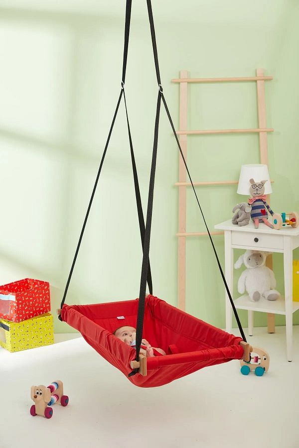 Just Swing Wooden Spring Bouncy Hammock Baby Crib Hammock Trendyol