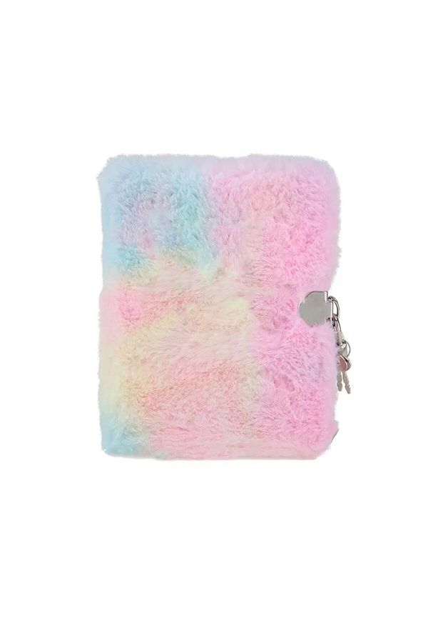 Pyrus-A6 Lined Plush Notebook with Lock 1