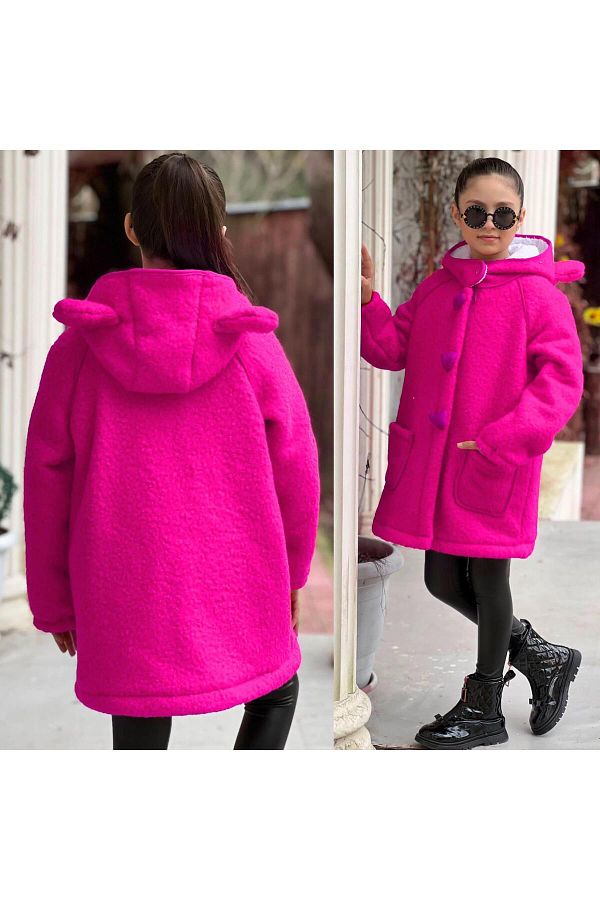 Fuchsia winter coat cheap