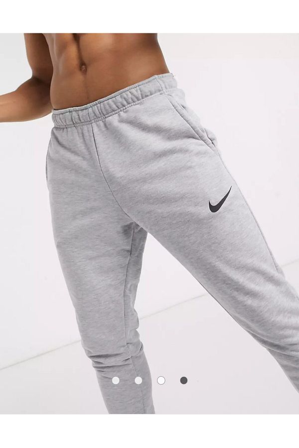 Nike-Dry Fleece Men's Gray Training Sweatpants 1