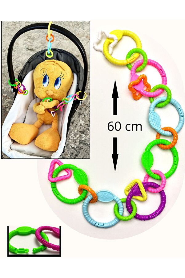 Schmülzer Anakucağı Aksesuarı 17 parça Kilitli oyun halkaları