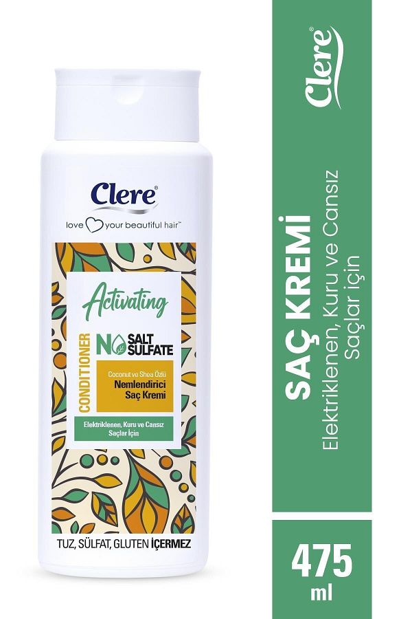 Clere-Activating Coconut and Shea Extract Anti-Stretch Moisturizing Conditioner 1