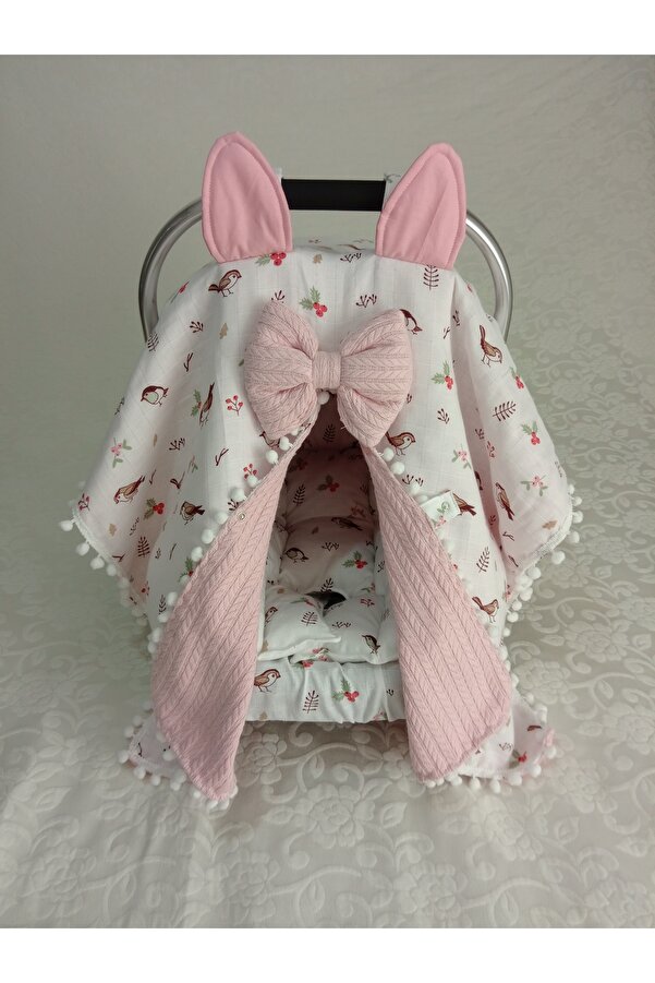 Wenaris Çift Taraflı Puset Örtüsü, Puset Minderi, Puset Çarşafı, 3 Parça