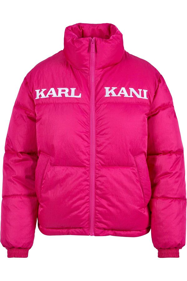 KARL KANI Damen KW233 016 1 KK Retro Short Puffer Jacket Trendyol