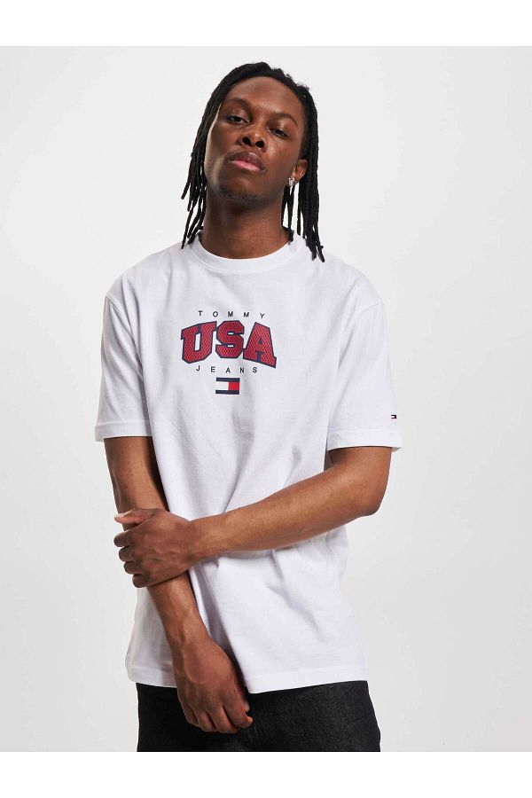 Tommy Hilfiger Herren Tommy Jeans Clsc Modern Sport Usa T Shirt Trendyol