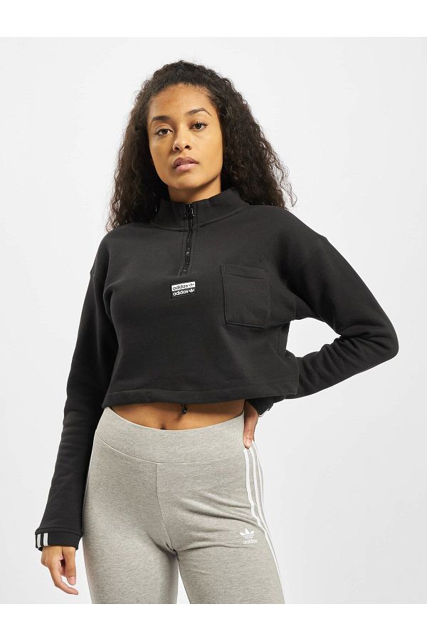Sweat crop top adidas sales