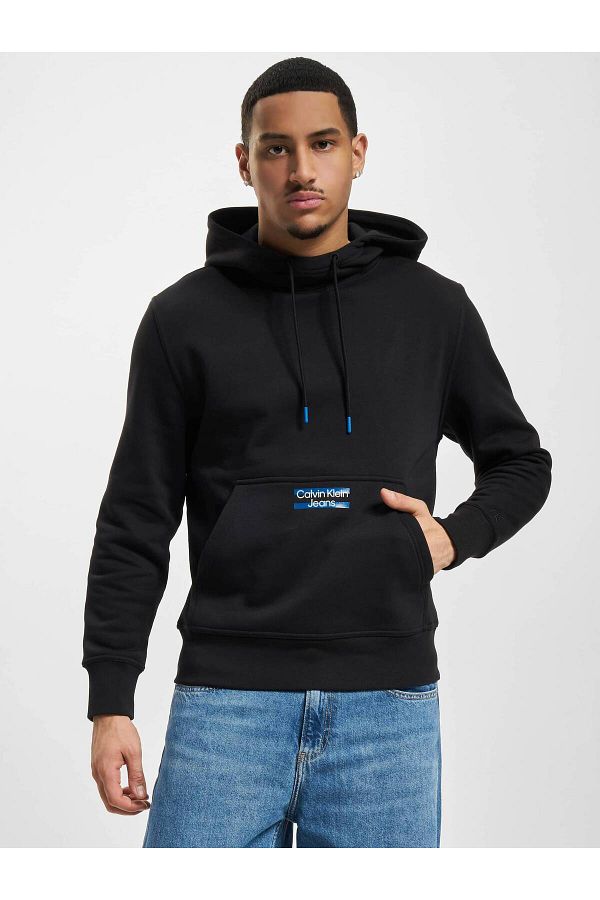 Calvin Klein Herren Calvin Klein Jeans Transparent Stripe Logo Hoodie Trendyol