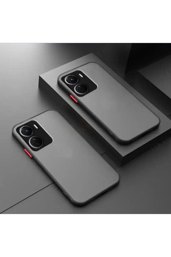 Fibaks-حافظة هاتف Xiaomi Redmi 13C غير لامعة مضادة لبصمات الأصابع مع حماية للكاميرا ومفاتيح ملونة من السيليكون الصلب 1