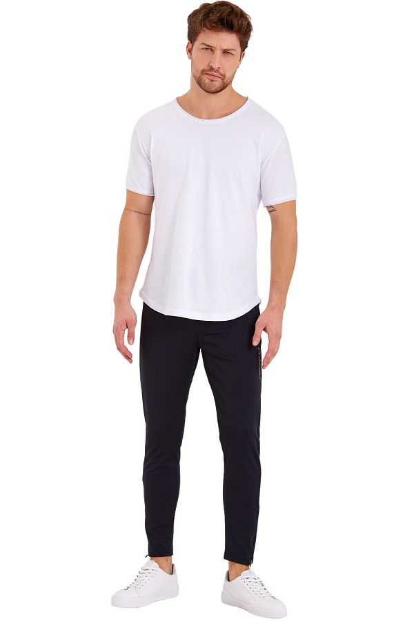Adams Men s Regular Fit Zippered Warm up Sweatpants Trendyol