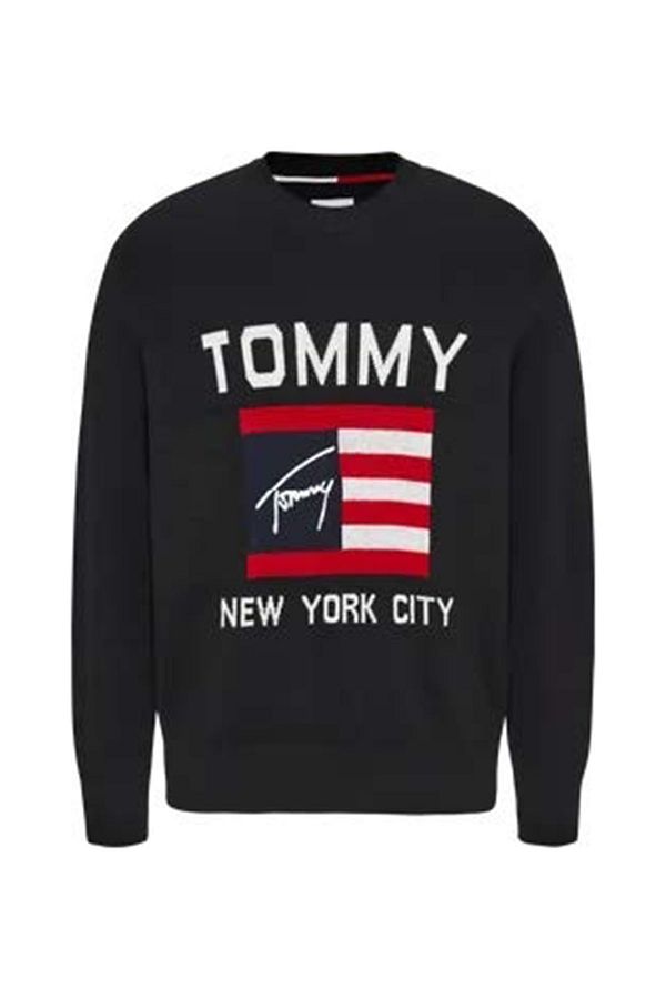 Tommy Jeans BLACK Sweatshirt For Men Trendyol