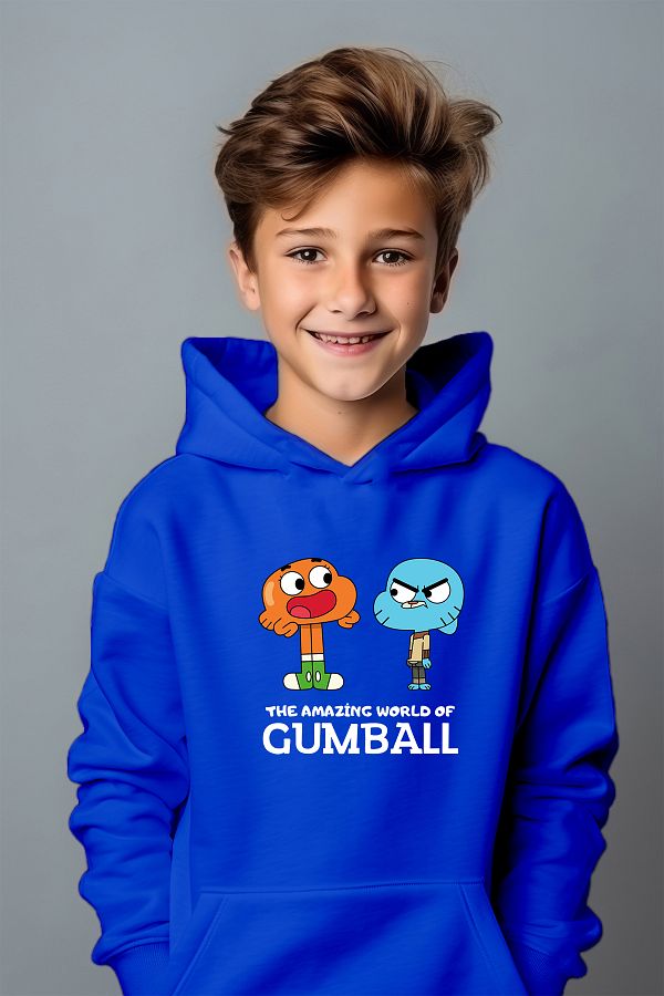 ADA BEBEK COCUK Boy s Gumball Printed Oversize Sweatshirt Trendyol