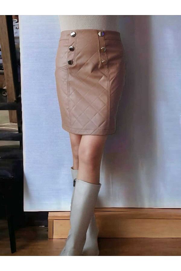 Bebe brown pencil skirt outlet