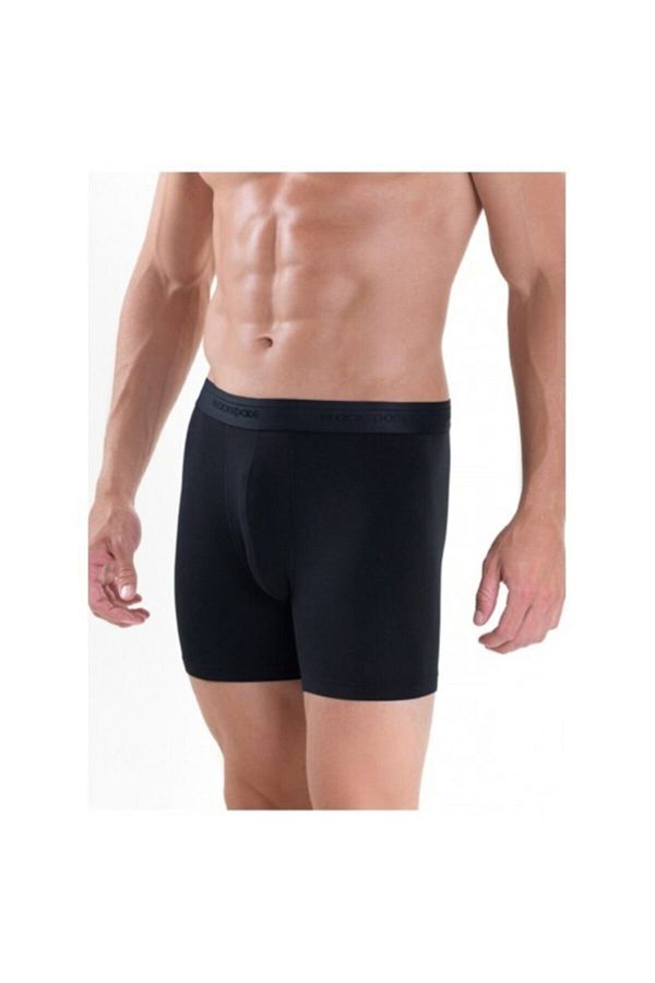 Blackspade-Pack of 2 Black Modal Lycra Men's Boxers Does Not Fade, Does Not Harden When Washed 1