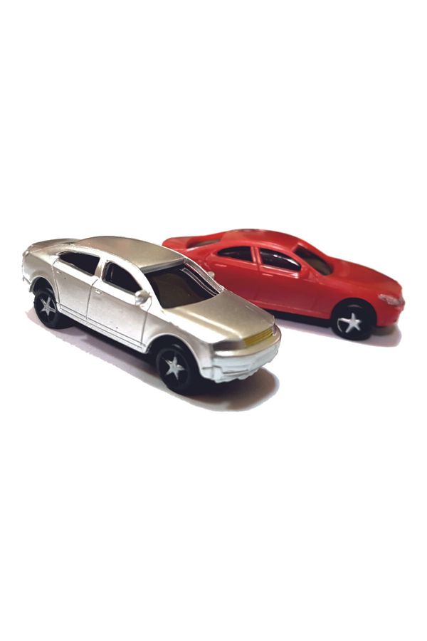 Dytac-4-Piece Model Car 1:100 Scale (vım-69) 1