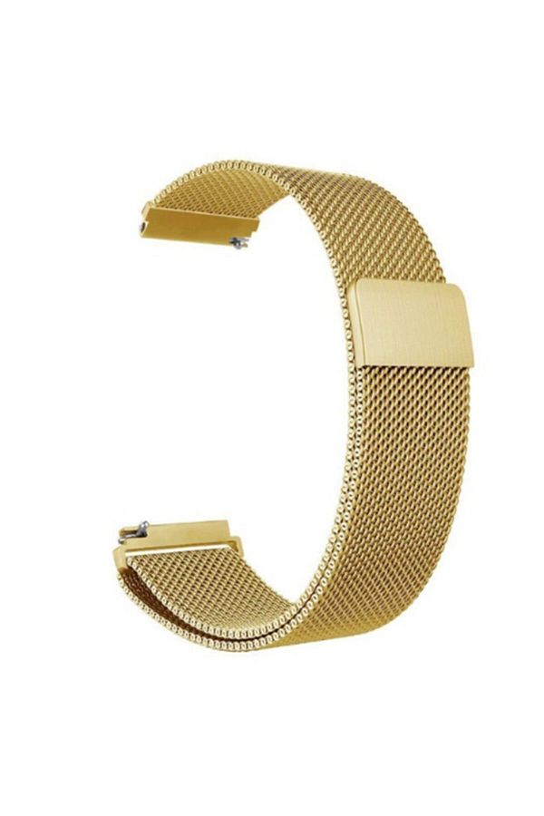 Markacase Amazfit Bip Compatible Metal Magnet Milanese Cord Gold Trendyol